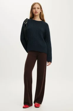 Cotton Crew Neck Sweater