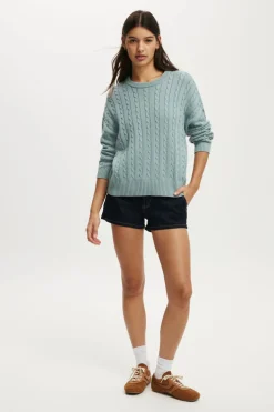 Cotton Crew Neck Sweater