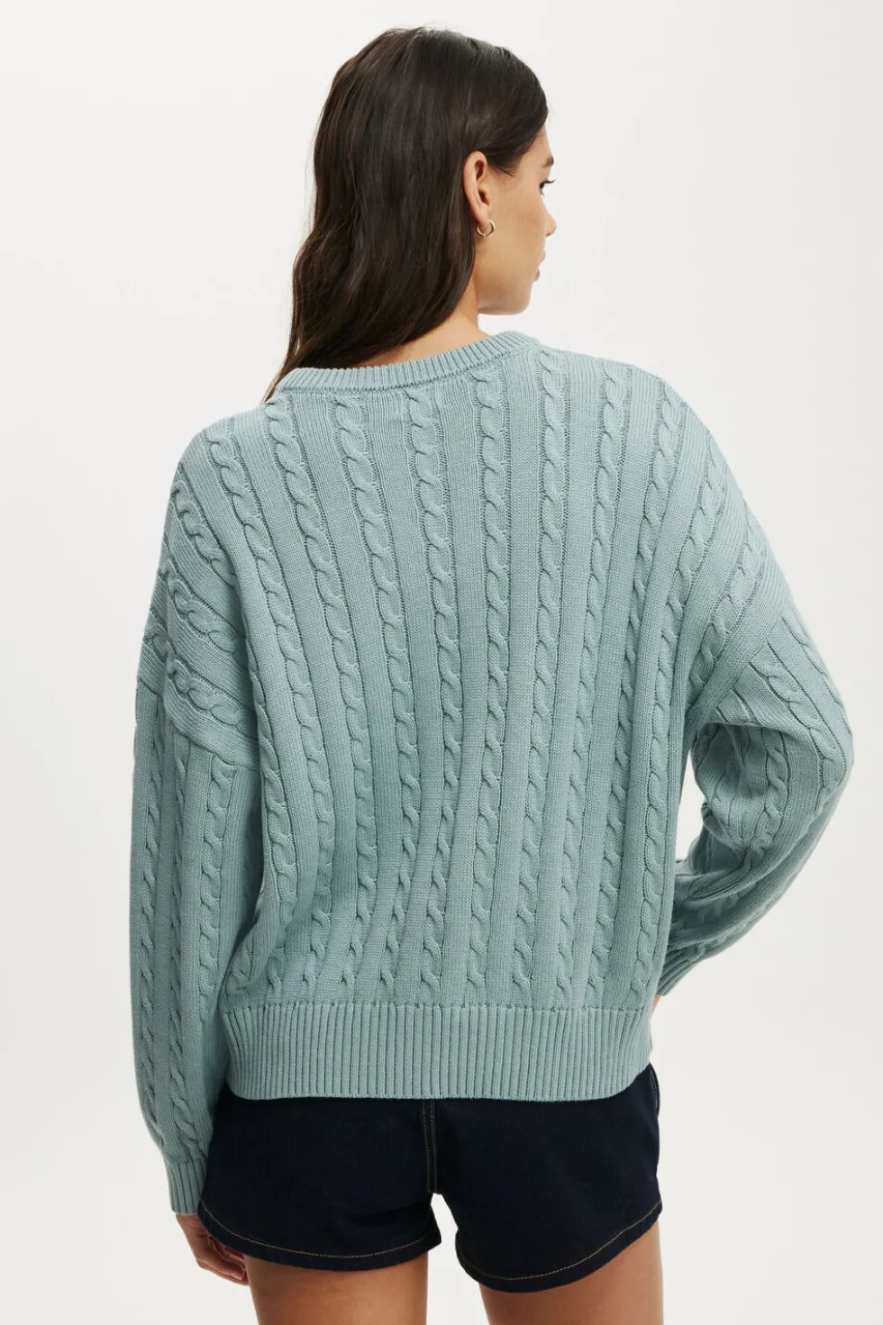 Cotton Crew Neck Sweater