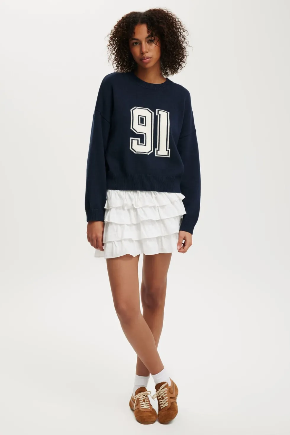 Cotton Crew Neck Sweater