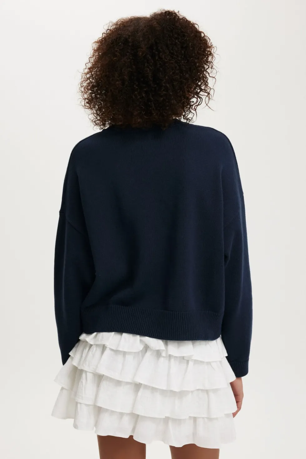 Cotton Crew Neck Sweater