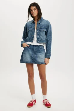 Cropped Denim Jacket