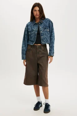 Cropped Denim Jacket