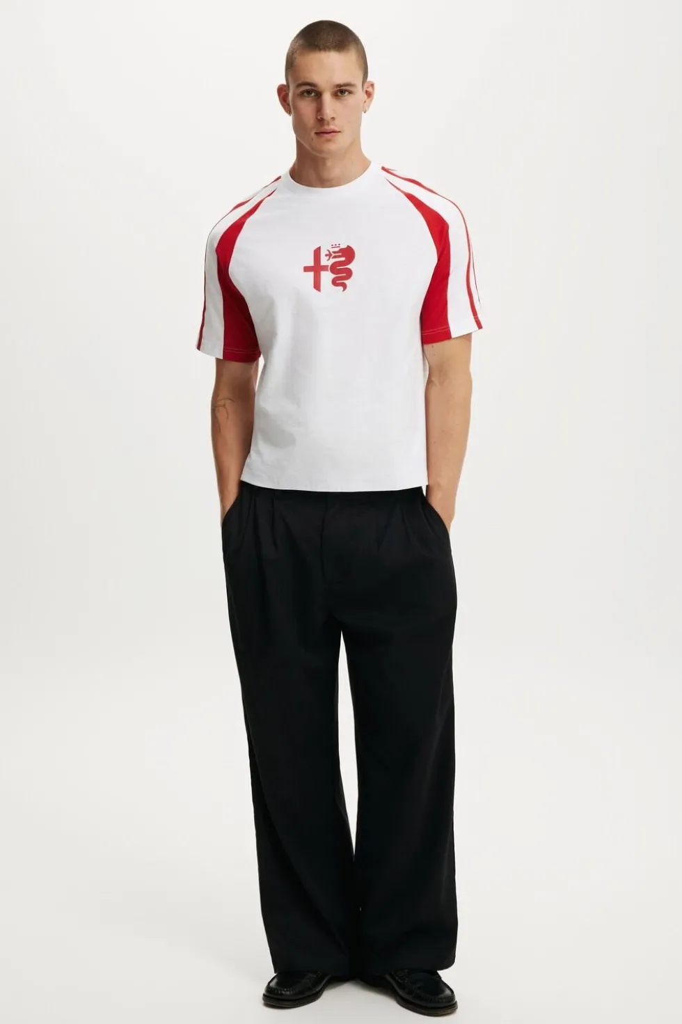 Cropped Fit Alfa Romeo T-Shirt