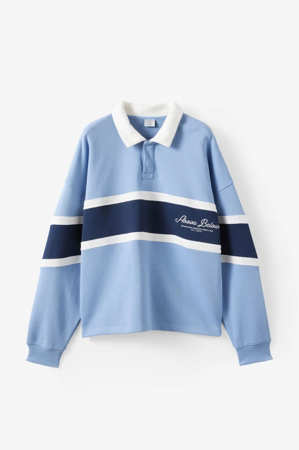 Cropped Fit Graphic Fleece Polo