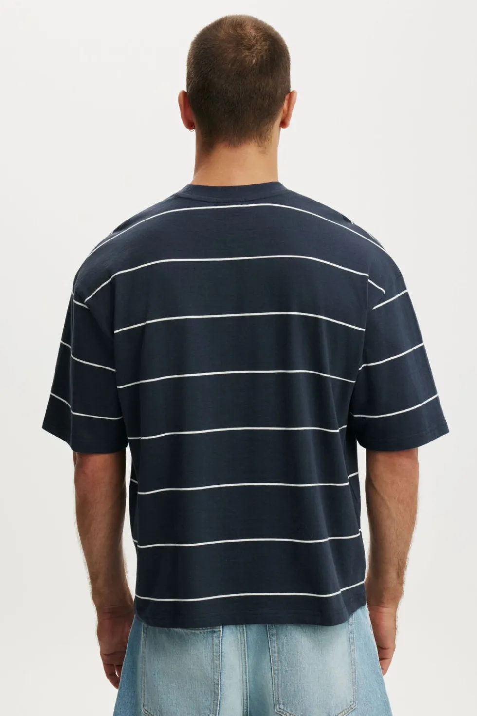 Cropped Fit Graphic T-Shirt