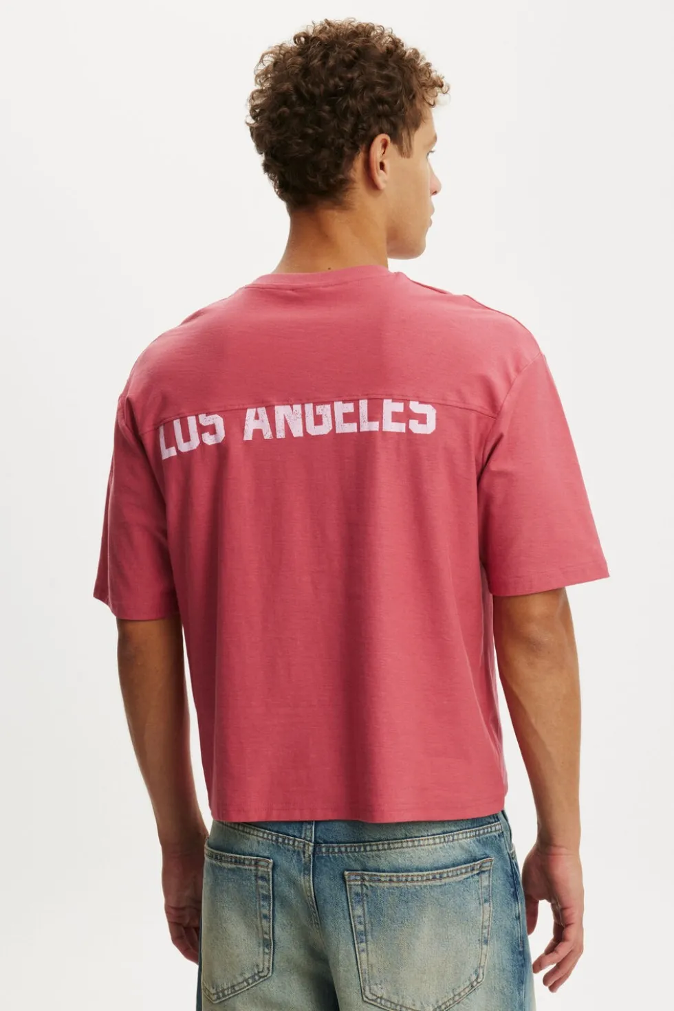 Cropped Fit Graphic T-Shirt
