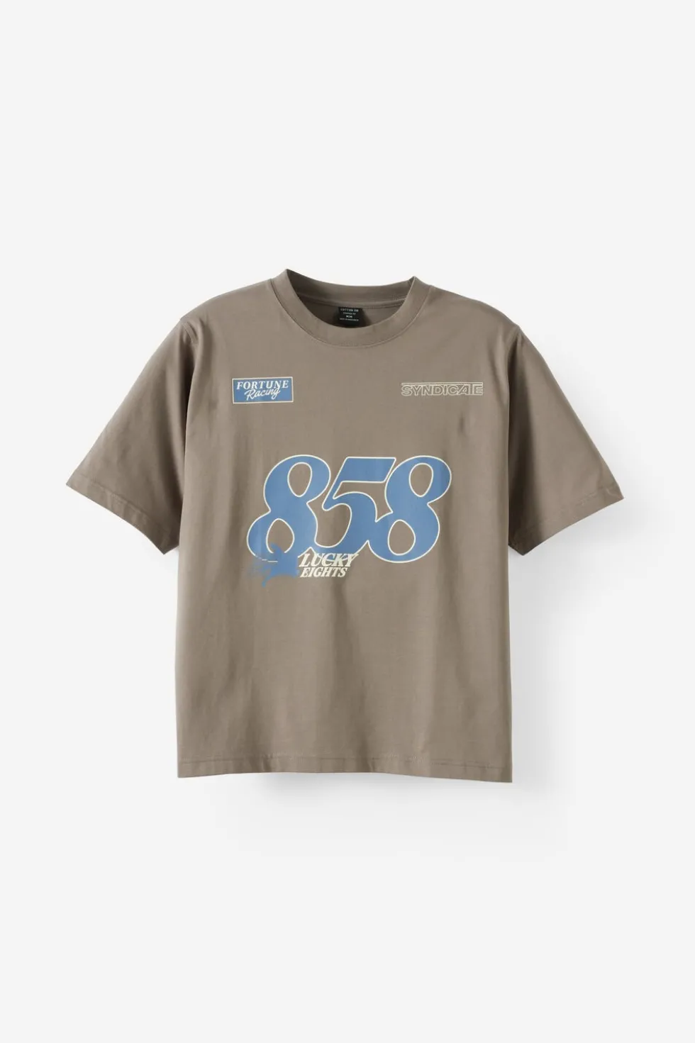 Cropped Fit Graphic T-Shirt