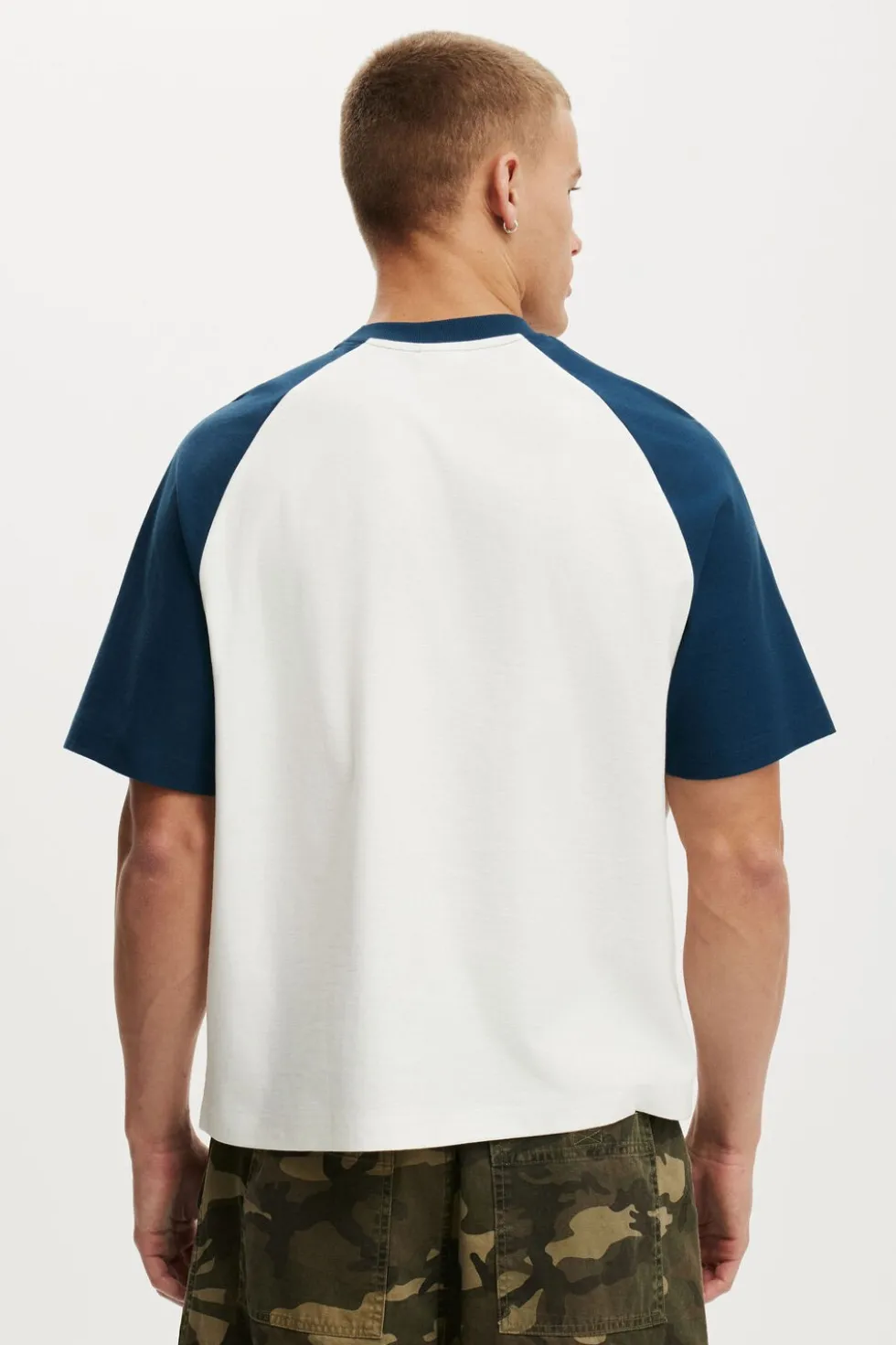Cropped Fit Graphic T-Shirt