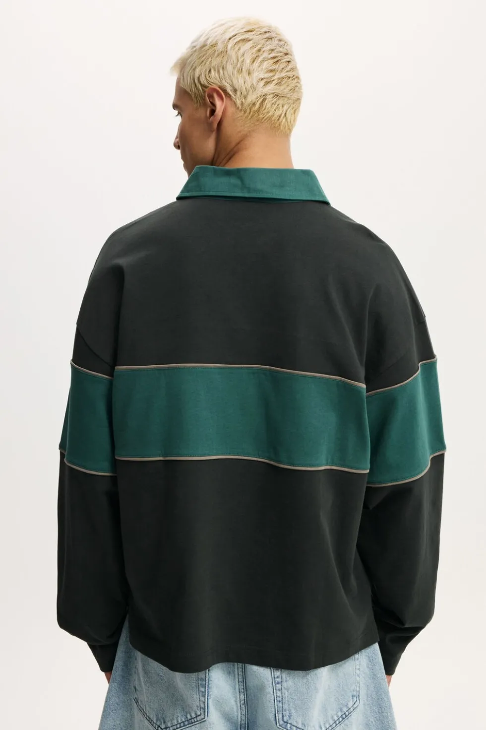 Cropped Fit Rugby Polo