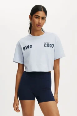 Cropped Graphic Active Tee