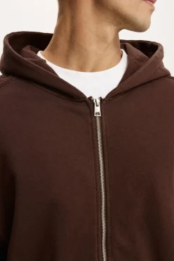 Cropped Zip Up Hoodie