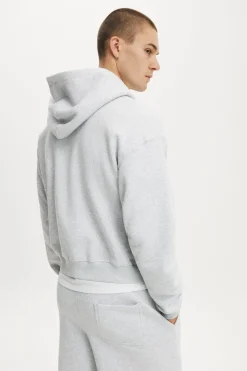 Cropped Zip Up Hoodie