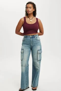 Curvy Cargo Wide Jean