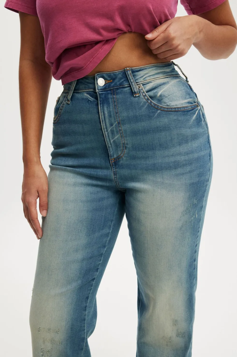 Curvy Stretch Straight Jean