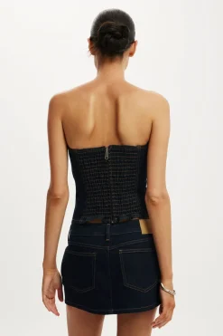 Denim Corset