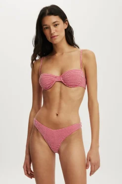 Dip Front High Side Brazilian Bikini Bottom