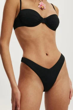 Dip Front High Side Brazilian Bikini Bottom
