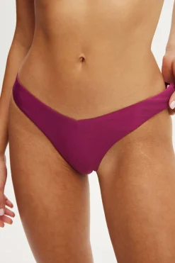Dip Front High Side Brazilian Bikini Bottom