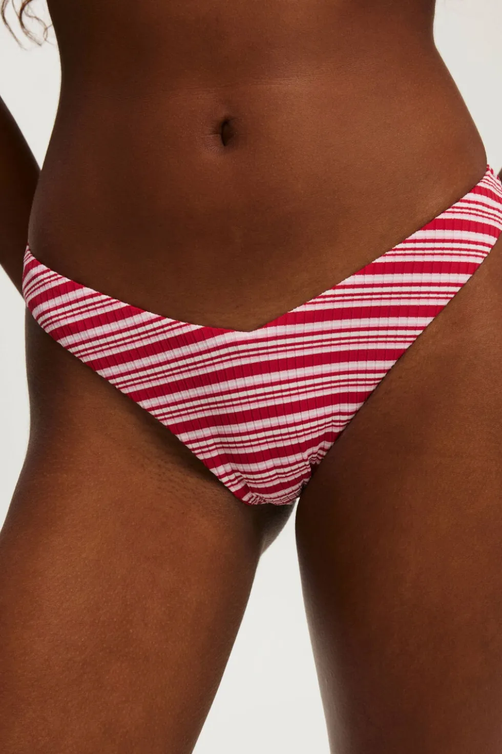 Dip Front High Side Brazilian Bikini Bottom