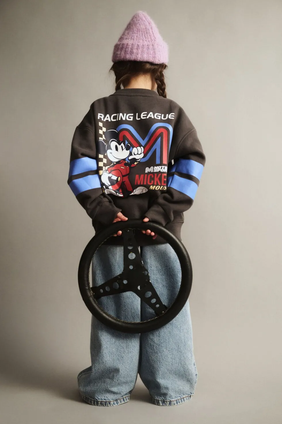 Disney Mickey Mouse Oversized Crew Fleece