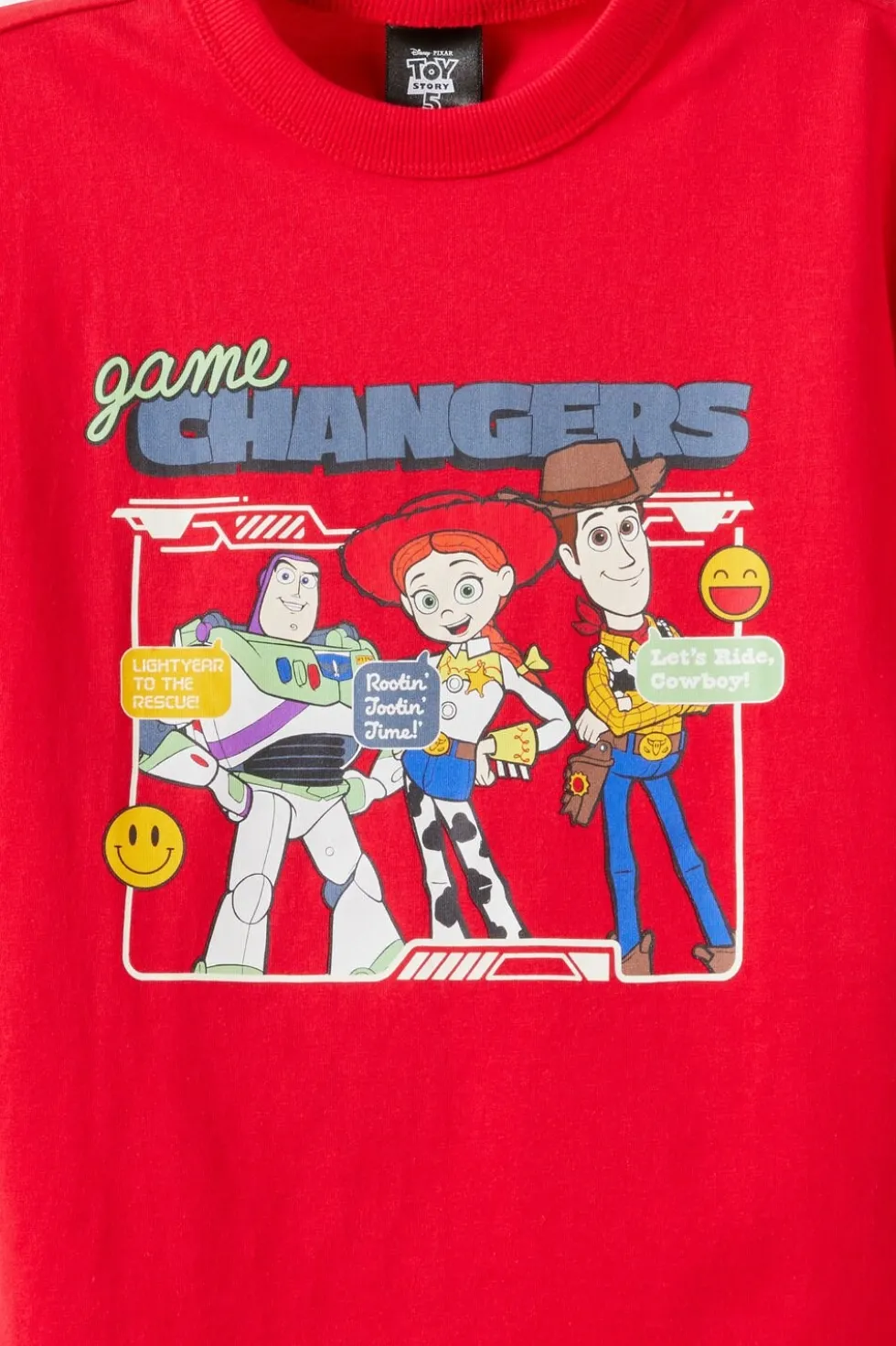 Disney Pixar Toy Story Drop Shoulder Short Sleeve Tee