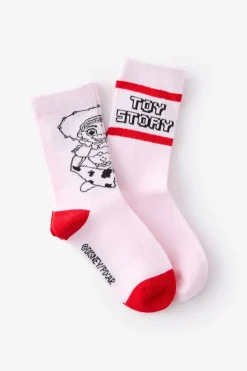 Disney Pixar Toy Story 2Pk Crew Sock