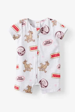 Disney Pixar Toy Story Short Sleeve Zip Romper