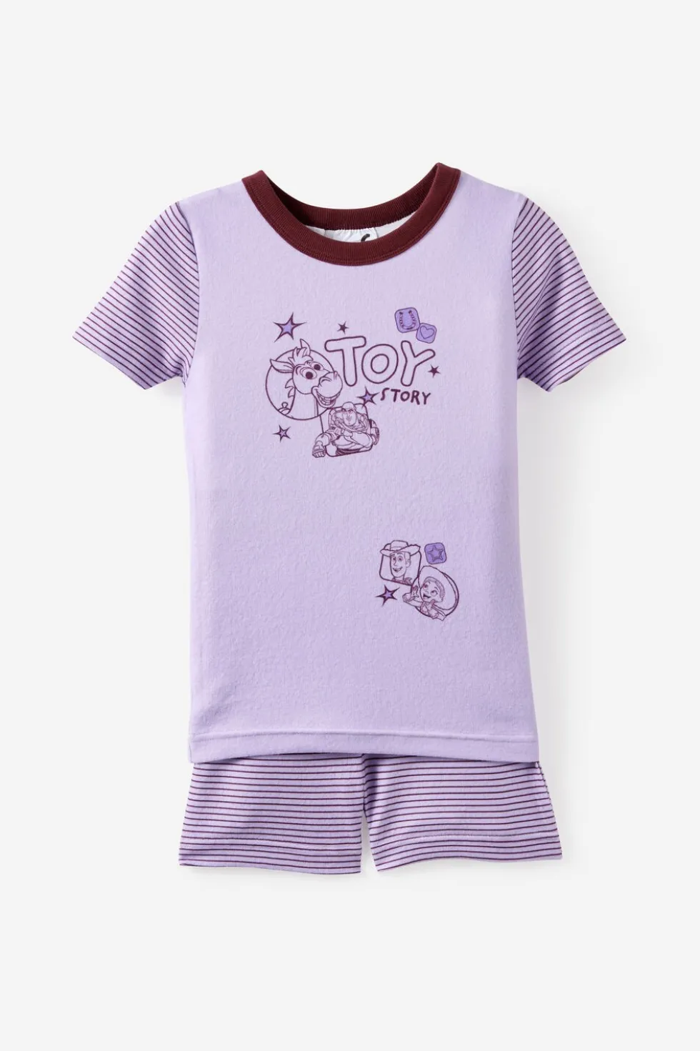 Disney Pixar Toy Story Snoozesoft Snug Short Sleeve Pj Set