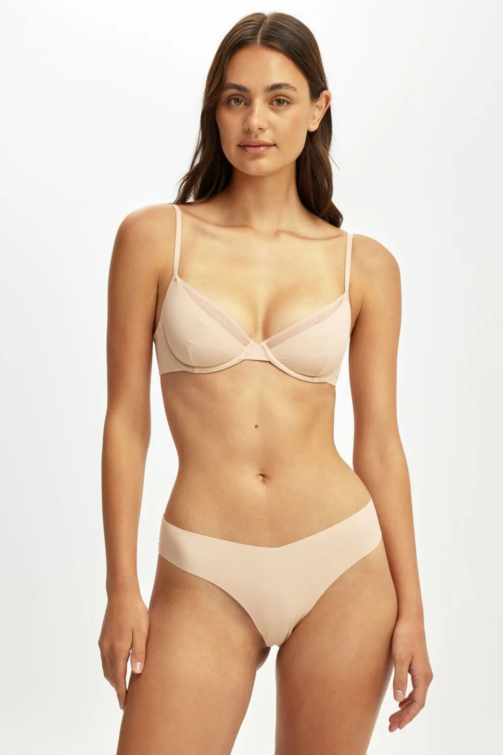 Double Layer Underwire Bra
