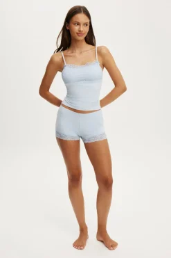 Dreamy Soft Lace Overlay Cami