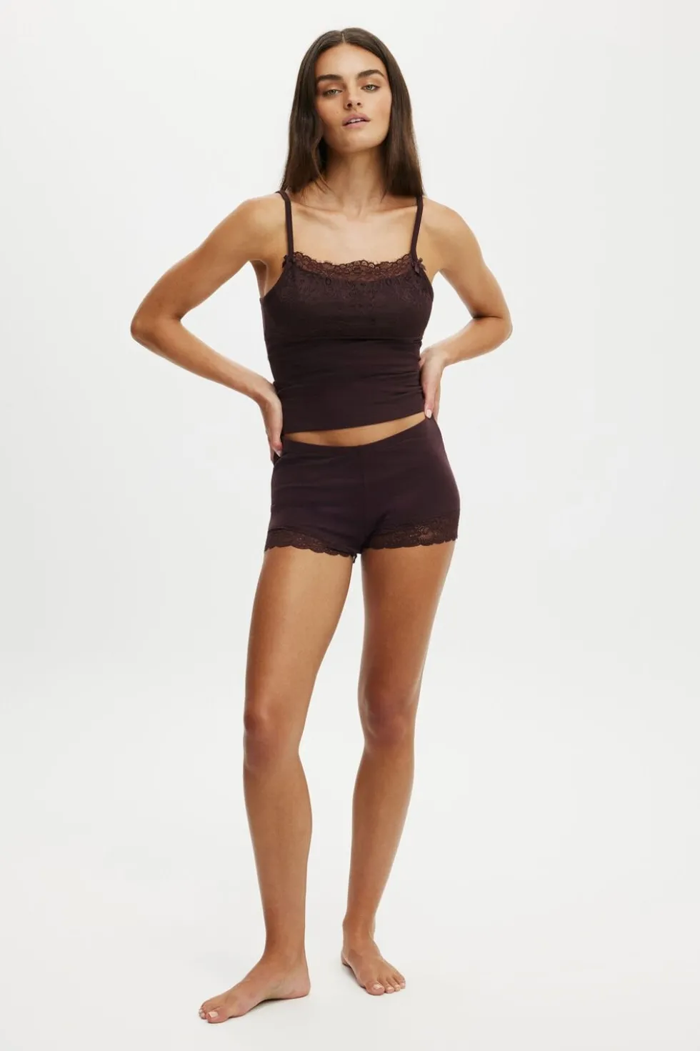 Dreamy Soft Lace Overlay Cami