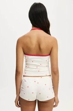 Dreamy Soft Ruched Halter Top