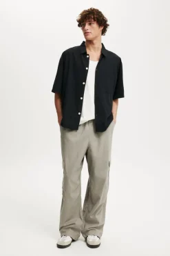 Eli Linen Blend Short Sleeve Shirt