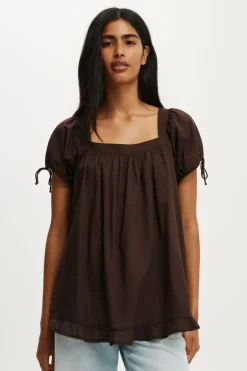 Eliza Babydoll Tunic Top