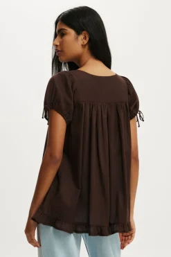 Eliza Babydoll Tunic Top