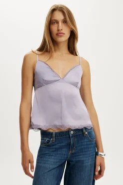 Estelle Satin Lace Cami