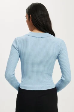Everfine Rib V-Neck Polo