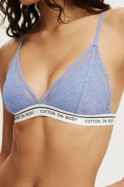 Everyday Lace Triangle Padded Bralette