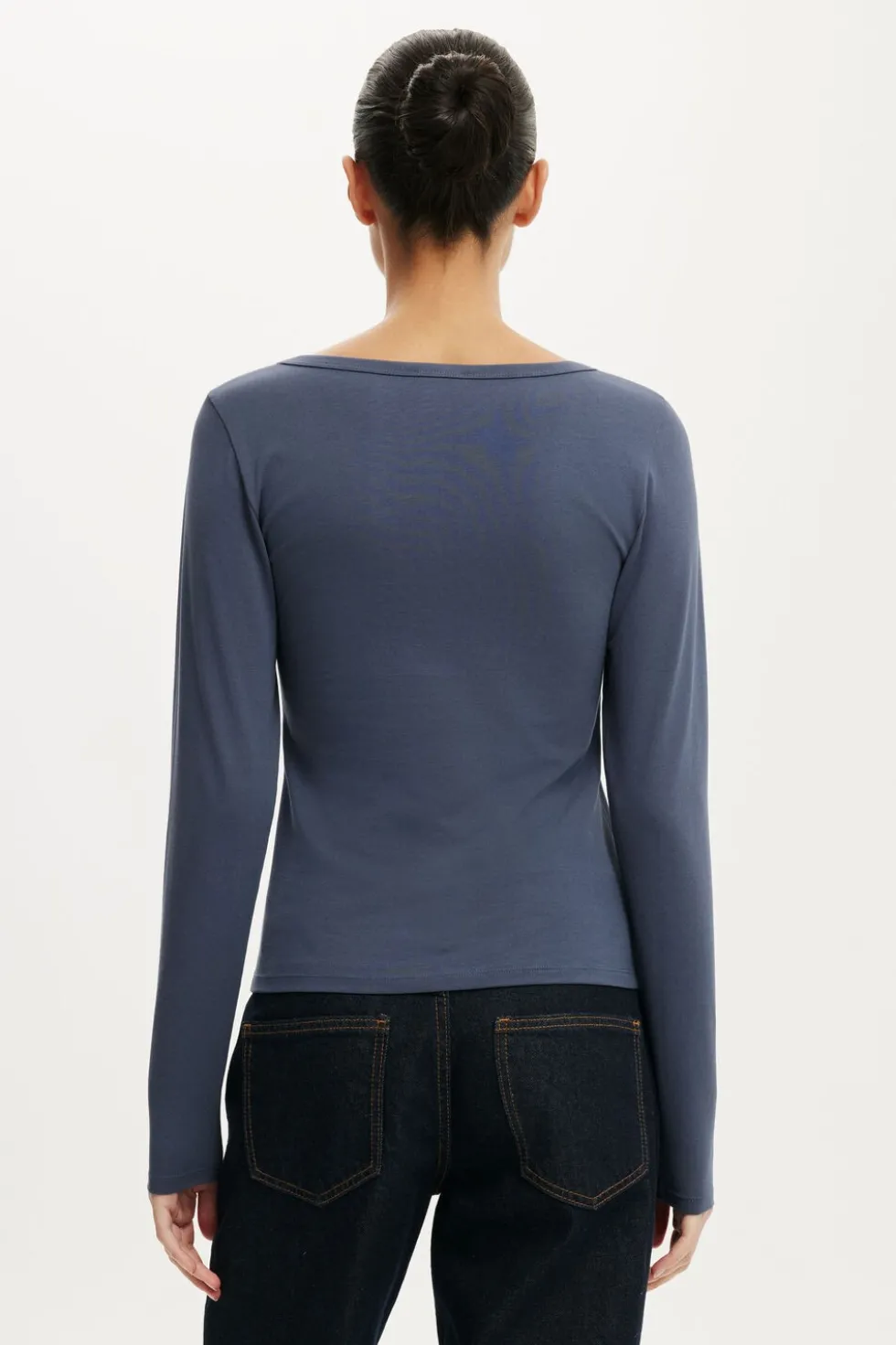 Everyday Smooth Scoop Neck Long Sleeve