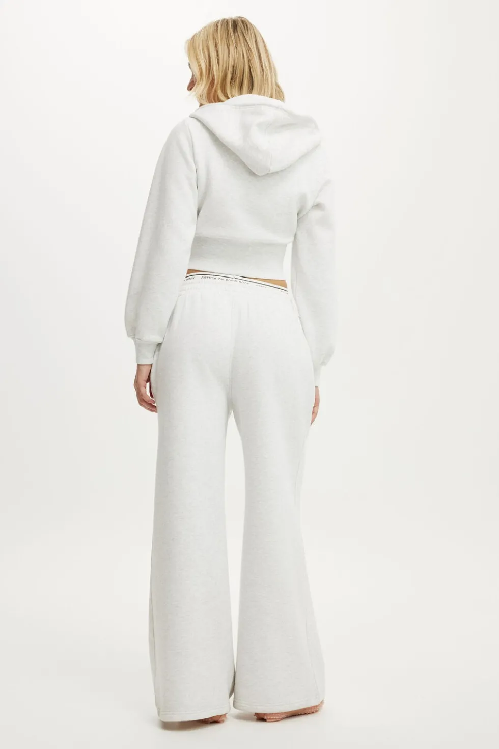 Fleece Wide Leg Sweatpant