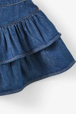 Frill Denim Skirt