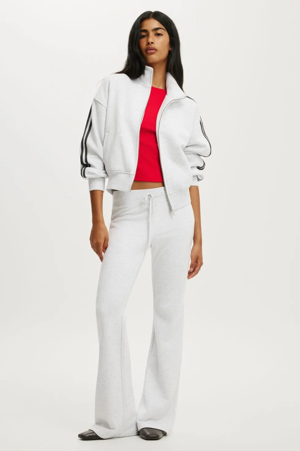 Funnel Neck Fleece Zip Through