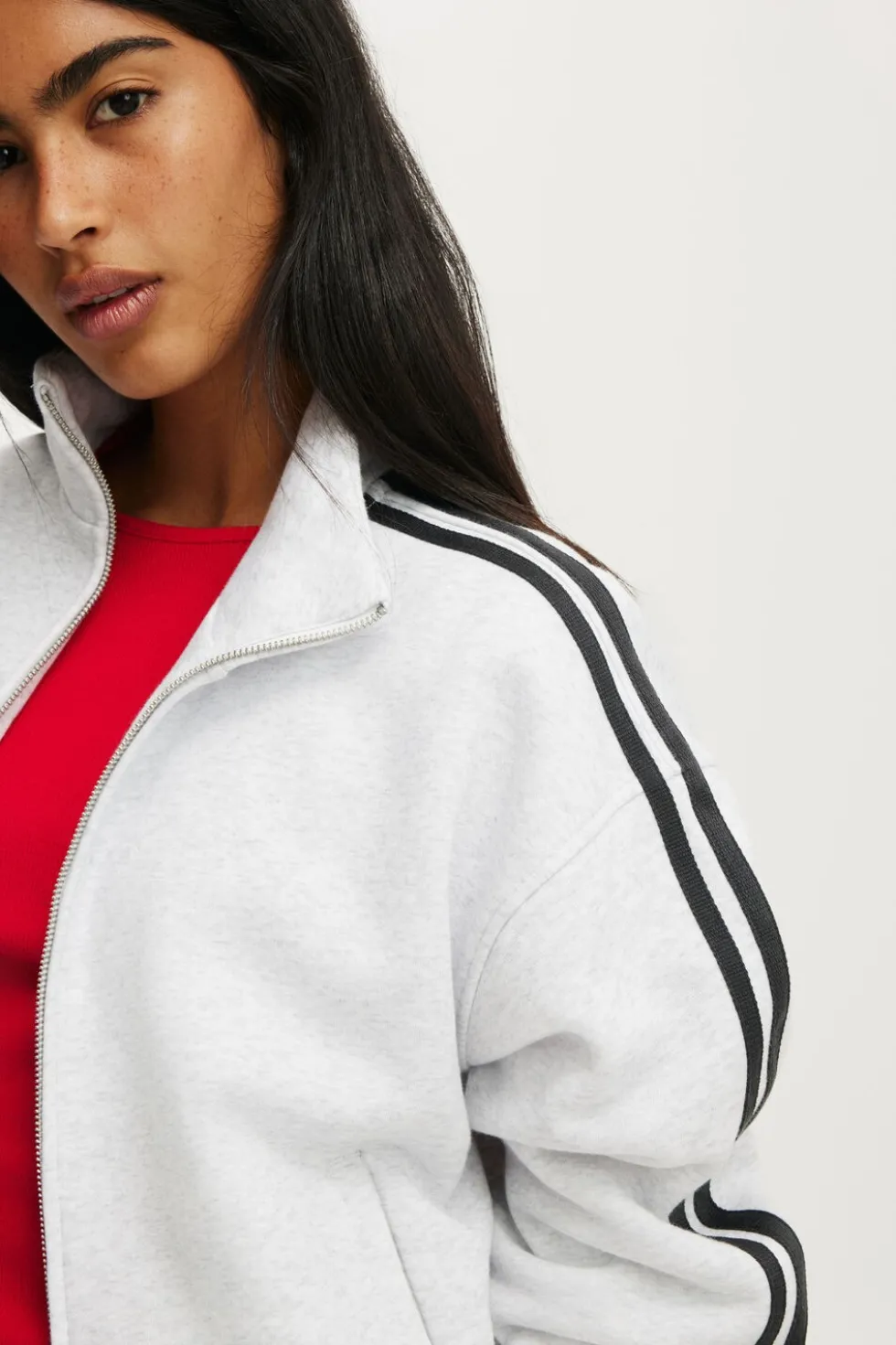 Funnel Neck Fleece Zip Through