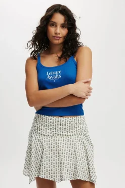 Georgie Hanky Hem Mini Skirt