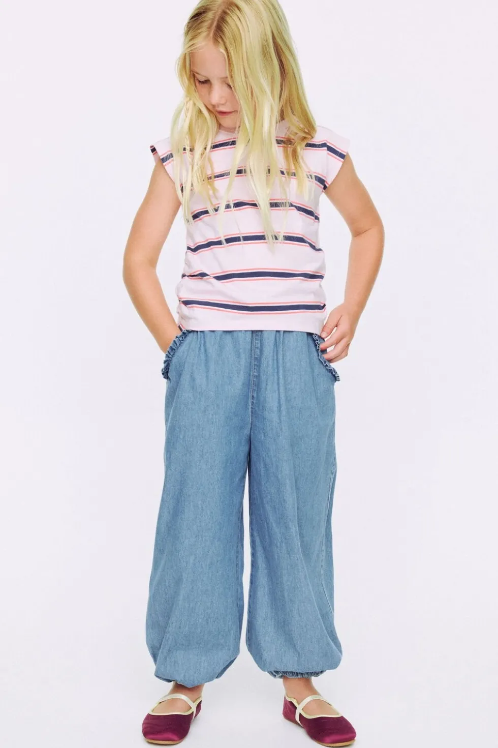 Gigi Bubble Hem Pant