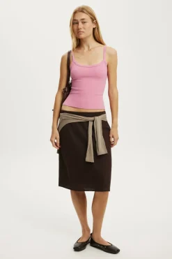 Goldie Rib Scoop Cami