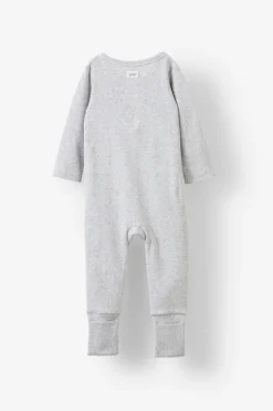 Growie Long Sleeve Rib All In One Romper