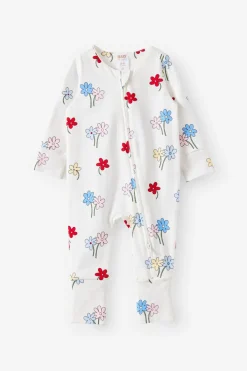 Growie Long Sleeve Zip All In One Romper