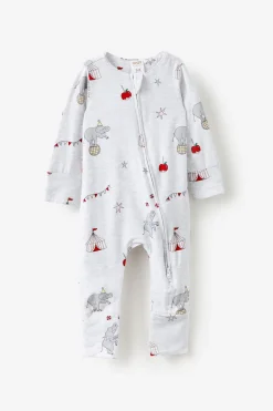 Growie Long Sleeve Zip All In One Romper